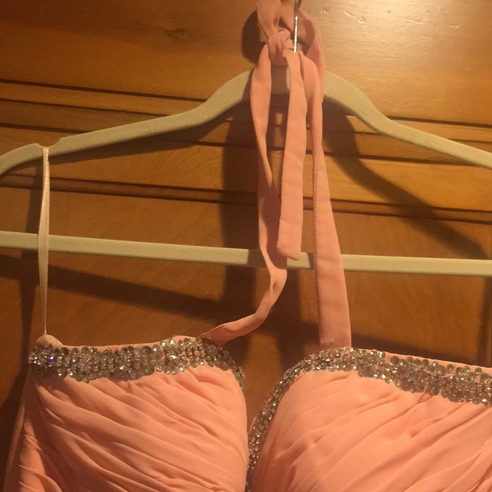 Never worn peach/pink bridesmaid dress - Picture 5 of 5